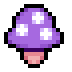 Fields of Mistria gift item: Purple Mushroom