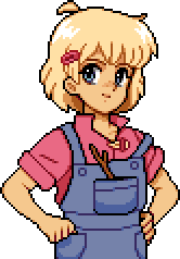 Fields of Mistria character portrait: Dell