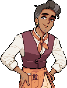 Fields of Mistria character portrait: Hemlock