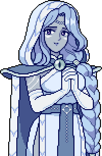 Fields of Mistria character portrait: Priestess